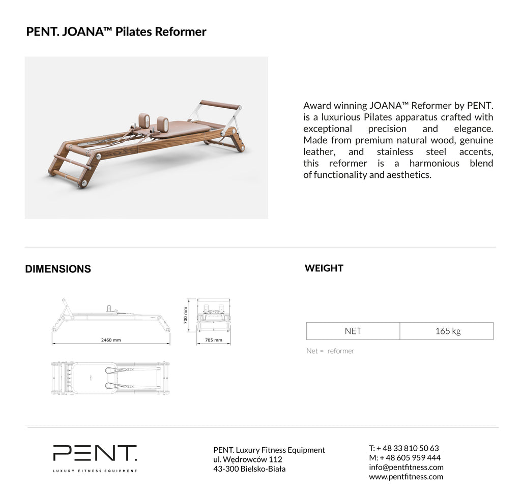PENT | JOANA Luxury Pilates Reformer