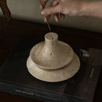 Travertine Incense Holder