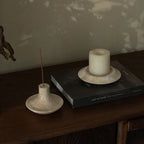 Travertine Incense Holder