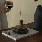 Travertine Incense Holder