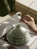 Travertine Incense Holder