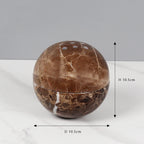 Travertine Sphere Incense Burner