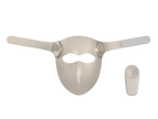 LED 3D Phototherapy Mask displayed with remote, designed for skin rejuvenation and therapy.